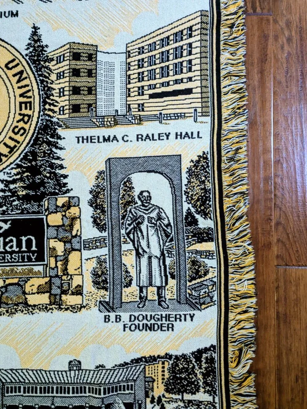 Appalachian State University ASU Woven Tapestry Throw Blanket 48x62